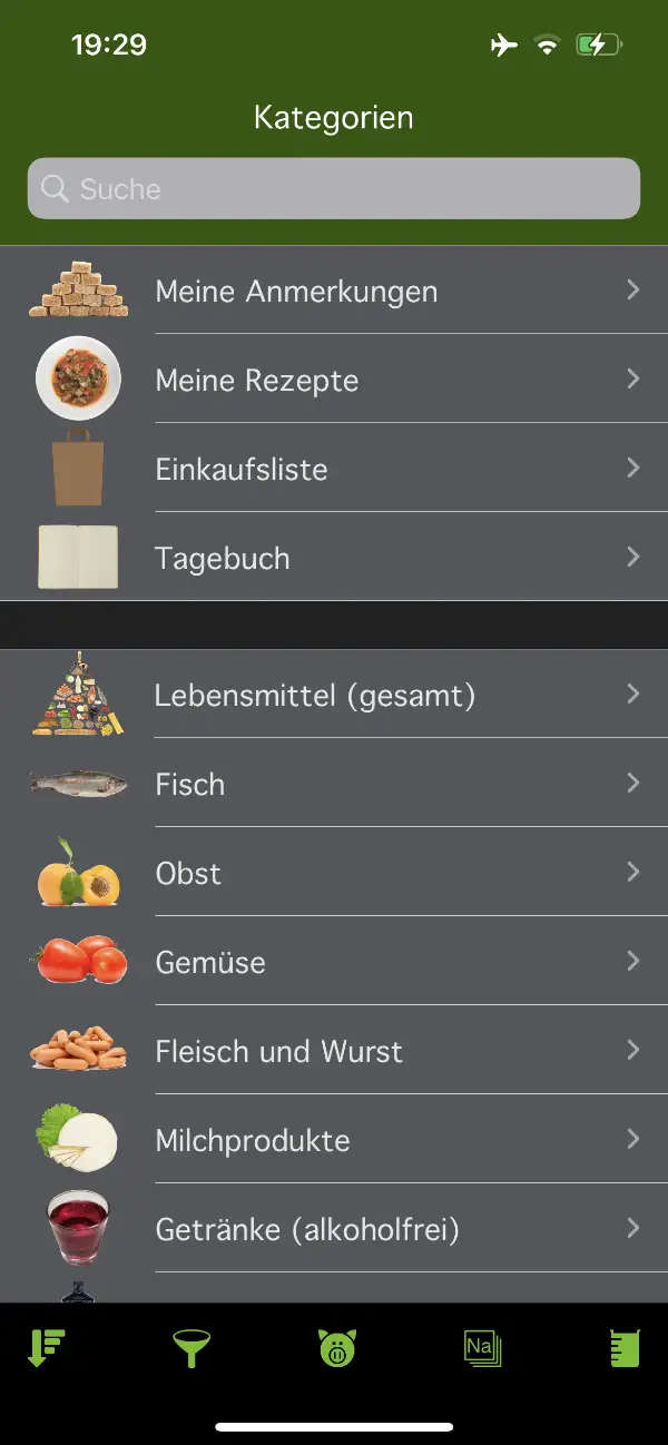 naehrwerte app screenshot