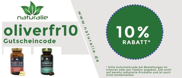 Naturalie 10% Rabattcode "oliverfr10"