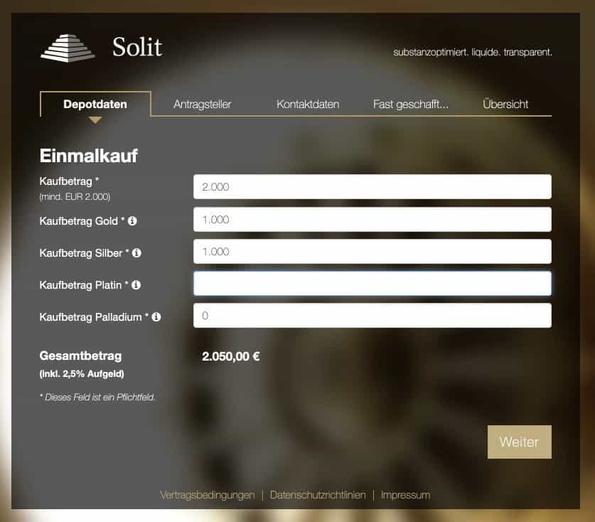 Erfahrung mit dem Solit Edelmetalldepot - Einlagerung im Zollfreilager