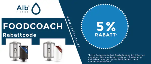 ALB FILTER 5% Rabattcode "FOODCOACH"