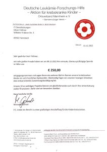 Spendenquittung 2022