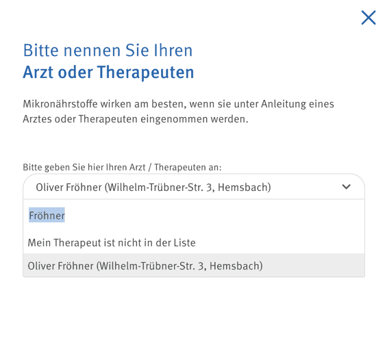 Formmed Kundenkonto anlegen - 10% Rabatt mit Therapeutenangabe