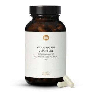 Vitamin C 750 Calciumascorbat Sunday Natural
