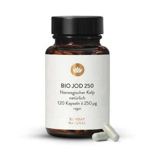 Sunday Natural Bio Jod Kapseln 10% Rabattcode