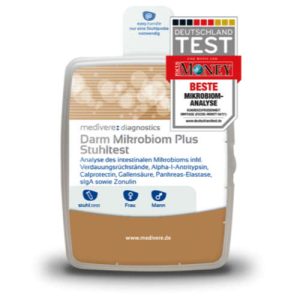 Medivere Darm Mikrobiom Plus Stuhltest mit 10% Rabattcode/Gutschein
