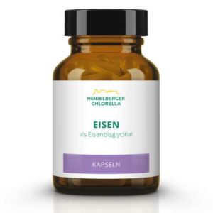 Eisen als Eisenbisglycinat Kapseln 20 Heidelberger Chlorella Eisen als Eisenbisglycinat Kapseln