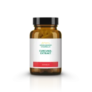 Heidelberger Chlorella Cápsulas de Extracto de Cúrcuma