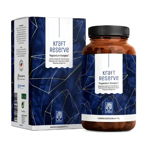 Naturtreu Kraftreserve Magnesium Komplex 10% Rabattcode "foodcoach10"