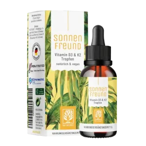 NATURTREU Sonnenfreund Vitamin D3 & K2 gocce – 30 ml