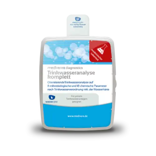 Medivere Trinkwasseranalyse 10% Rabattcode / Gutschein "AP34964"