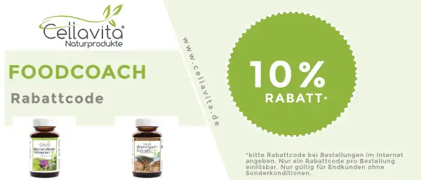 Cellavita 10% Rabatt mit Gutscheincode "FOODCOACH"