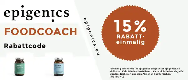 Epigenetics Rabattcode "FOODCOACH"