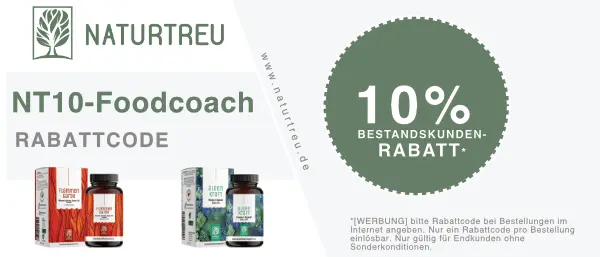 Naturtreu Rabattcode 10% für Bestandskunden