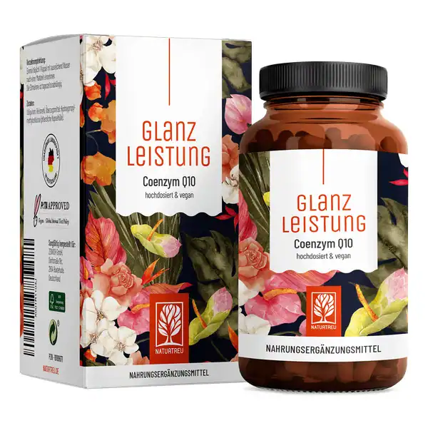 COENZYM Q10 Kapseln - Test und Vergleich 2024 5 Naturtreu Glanzleistung Coenzym Q10