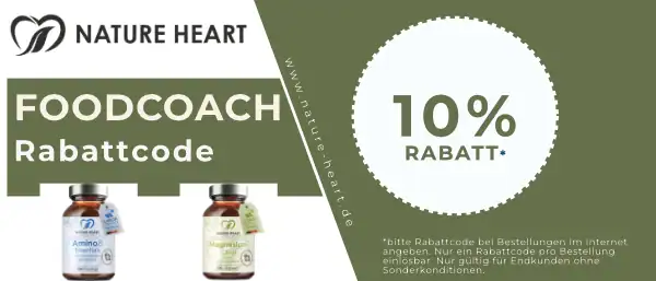 Nature Heart Rabattcode 10% "FOODCOACH"