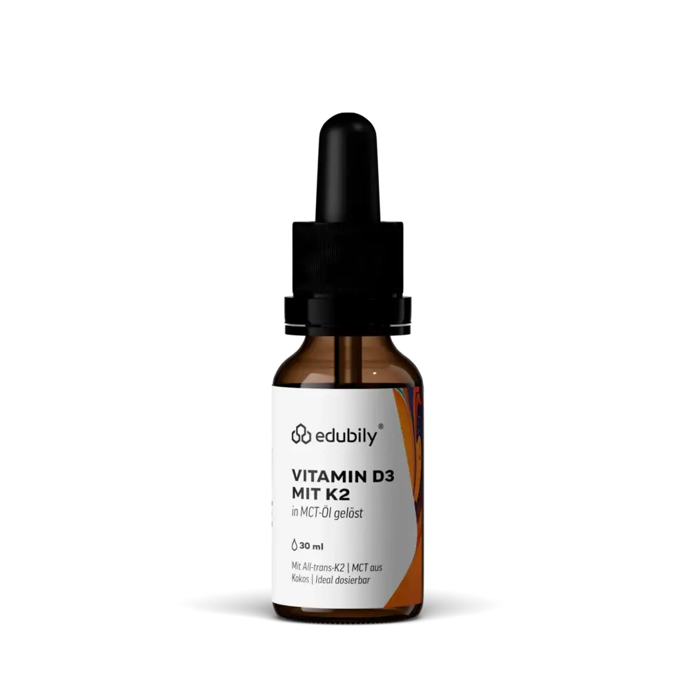 Edubily Vitamin D3 & K2 Tropfen 1 Edubily Vitamin D3 & K2 Tropfen