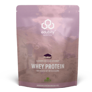 Recherche de produits 37 Edubily Concentré de protéines Whey – Blueberry Cheesecake