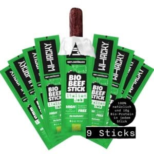 Wyszukiwarka produktów 204 Whacky Food Bio Beef Sticks Italian Job – 9 × 32 g